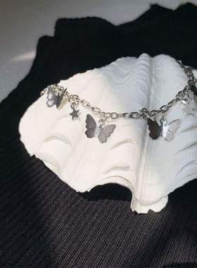 ins网红小蝴蝶手链女学生森系