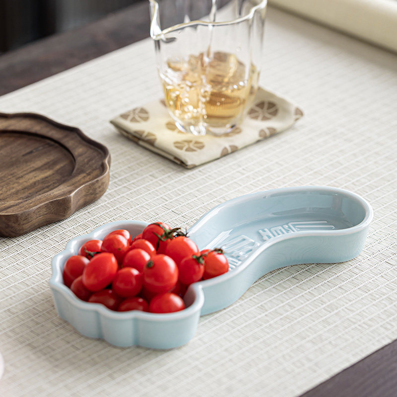 中式如意陶瓷茶点盘水果托盘小点心碟复古禅意甜品盘茶道配件,淘宝优惠券,粉丝福利购,淘宝优惠卷