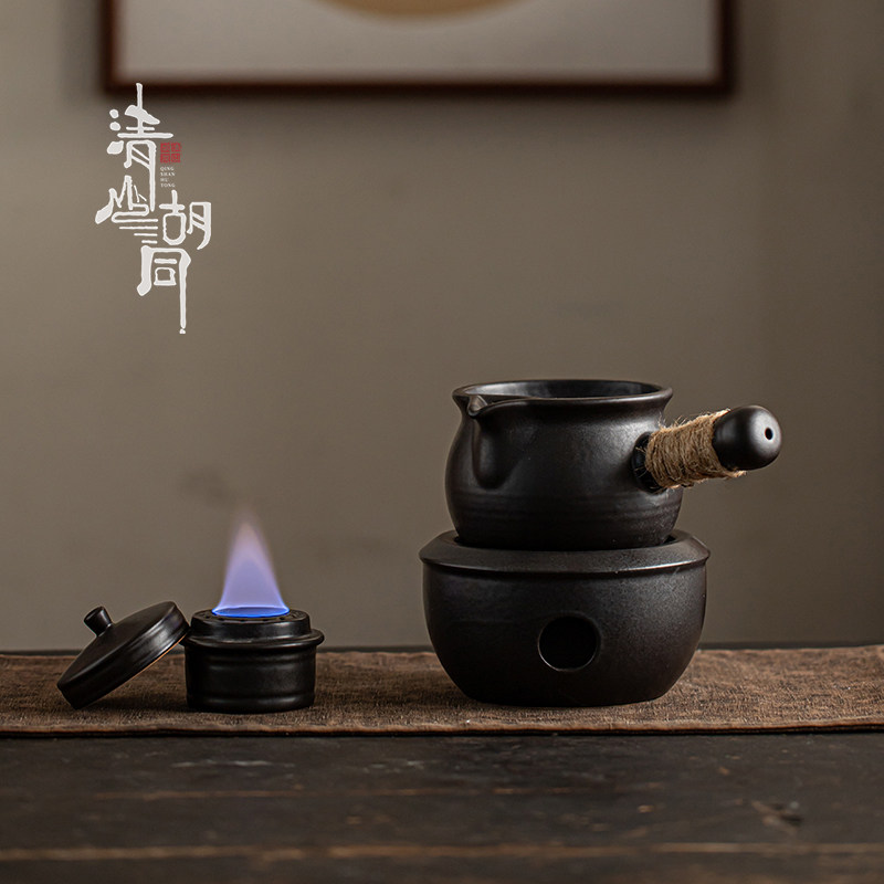 围炉煮茶家用室内煮奶茶罐罐茶煮茶器烤茶陶瓷茶壶耐高温可干烧,淘宝优惠券,粉丝福利购,淘宝优惠卷