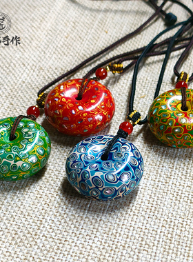 成都手作非遗漆艺平安扣中号