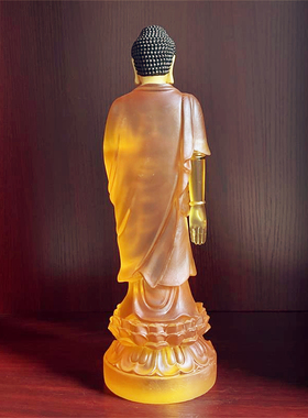 阿弥陀佛摆件室内站立禅意装饰
