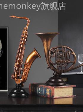 器小提琴复古乐摆件欧式创意家居