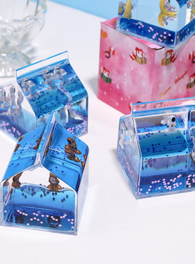 创意房子星空油滴太人宇航员液体