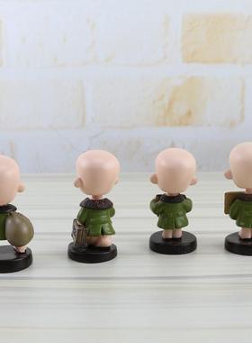 0510摇头三毛汽车树脂摆件 人物 车载装饰用品卡通小三毛车饰摆设