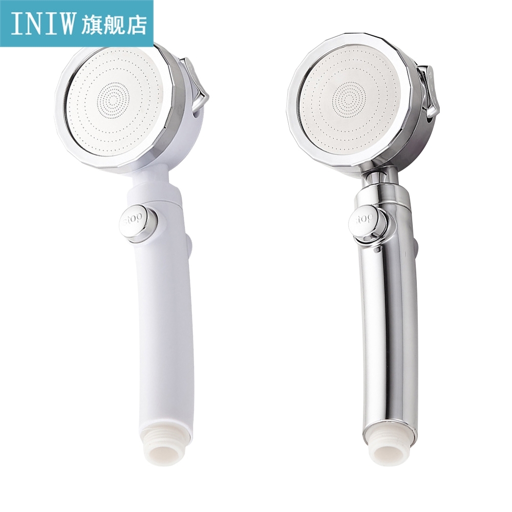 Massage rain shower Bathroom Adjustable shower head High Pre - 图0