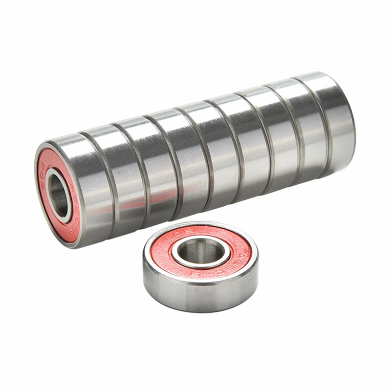 10Pcs ABEC 9 Stainless Steel Red Bearings 适用于 High Per适 - 图1