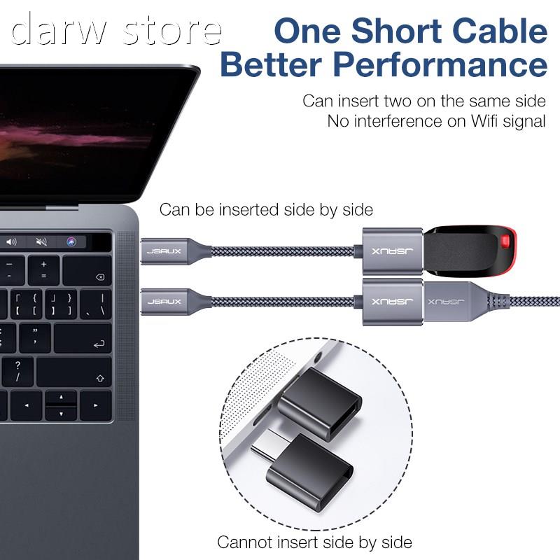 p1USB ChAdat er OTG Type C Cable Male to USB A 3.0 Female Tu - 图0