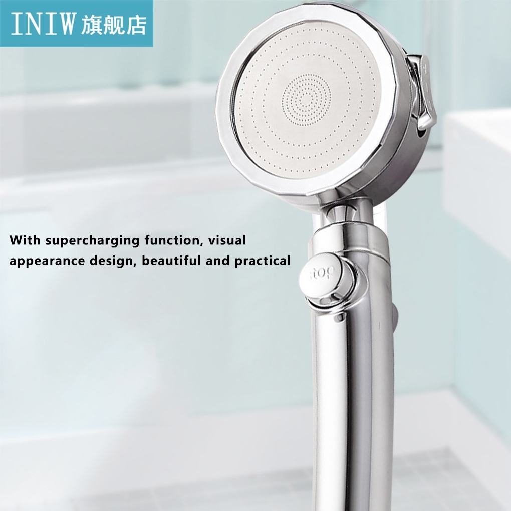 Massage rain shower Bathroom Adjustable shower head High Pre - 图2