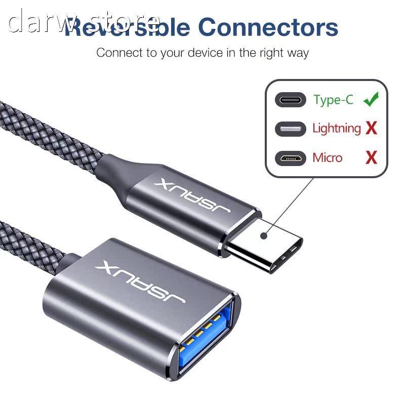 p1USB ChAdat er OTG Type C Cable Male to USB A 3.0 Female Tu - 图2