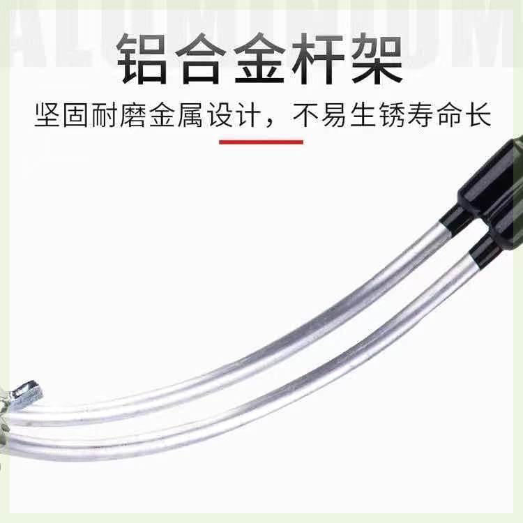 新款冰钓杆小支架折叠三角专用冬钓冰钓竿支架筏杆筏钓支架便携炮 - 图1