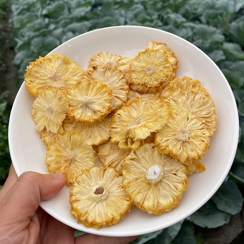云南自制生态菠萝圈果脯酸甜凤梨干休闲解馋小吃零食无添加不加糖 - 图0