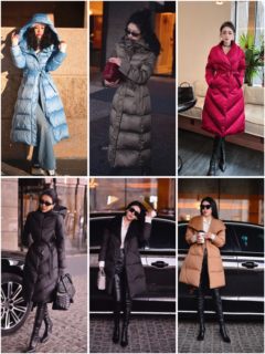 European goods 2024 new women's winter high-end fashionable goose down long style age-reducing temperament down jacket for women