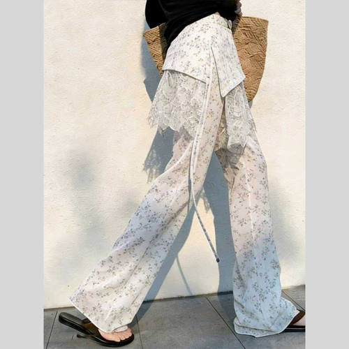 今年流行爆款独特超好看超火休闲显瘦直筒宽松裤子女2026春季新款 - 图0