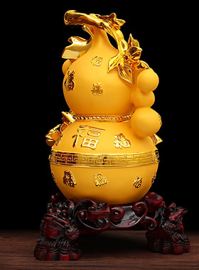 招财葫芦摆件乔迁新居客厅电视柜酒柜玄关办公室家居装饰礼品创意