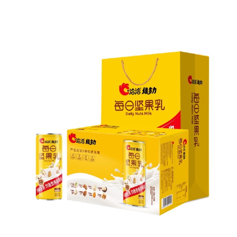 洽洽维多力坚果乳植物蛋白饮料核桃巴丹木坚果奶早餐学生孕妇礼盒