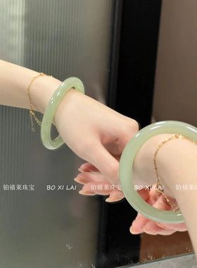 大福同款和田玉手镯传承