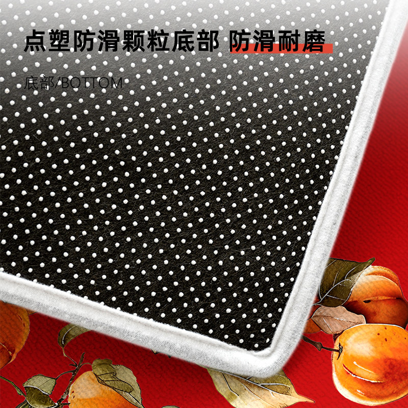 新中式入户门地垫别墅大门口进门脚垫子防滑高级感比利时绒毛地毯,淘宝优惠券,粉丝福利购,淘宝优惠卷