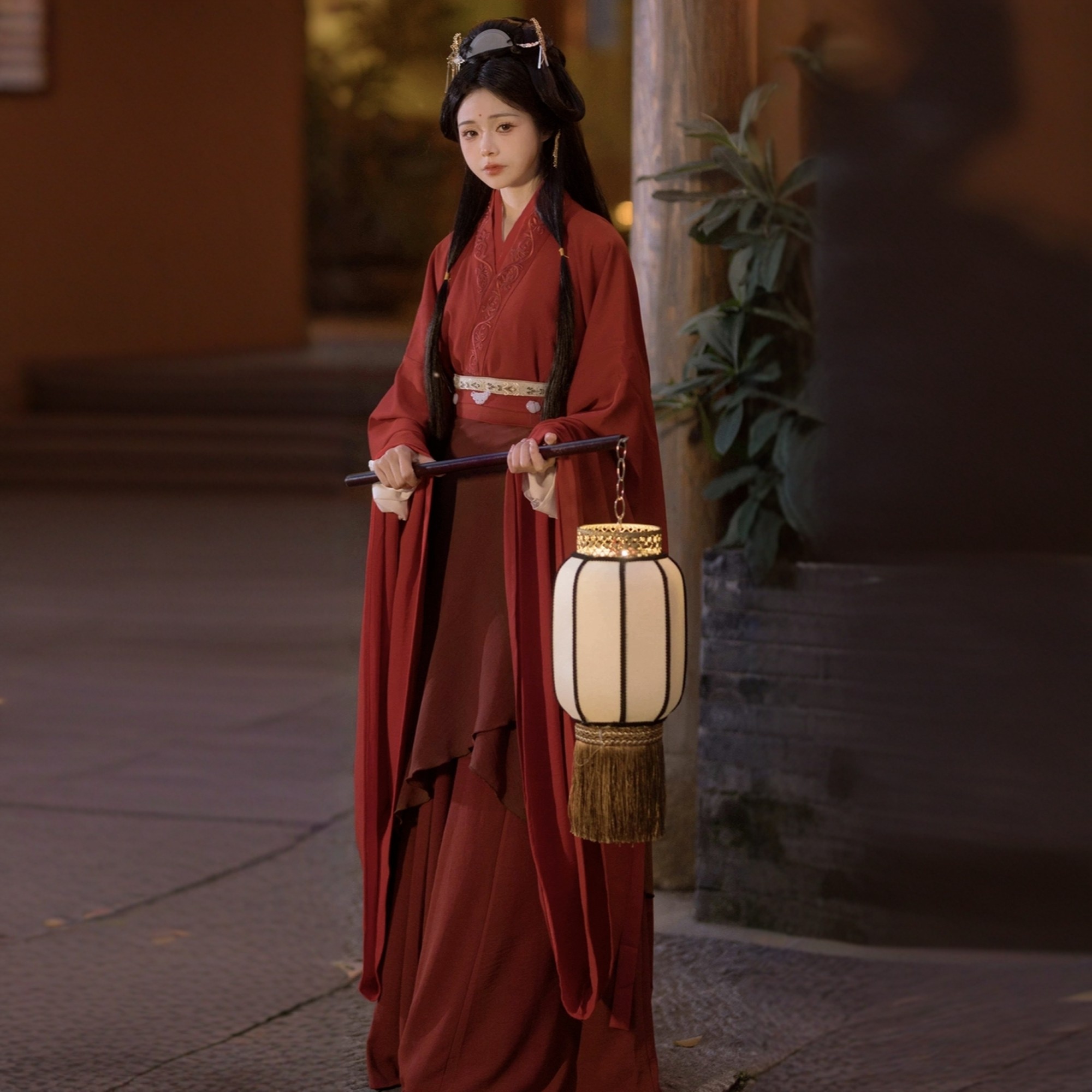 原创汉服女【小玉】山海记魏晋南北朝齐腰粉色战国袍斗篷秋冬季款,淘宝优惠券,粉丝福利购,淘宝优惠卷