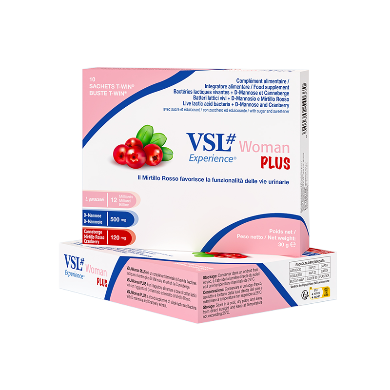 VSL蔚施益蔓越莓女性益生菌调理花园活菌乳酸菌成人意大利进口