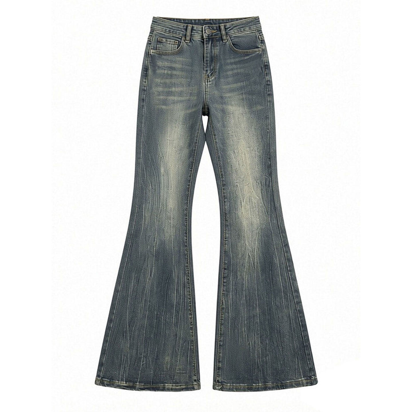 300斤特大码女装学生牛仔裤女胖mm弹力显瘦裤子美式甜酷风微喇裤,淘宝优惠券,粉丝福利购,淘宝优惠卷