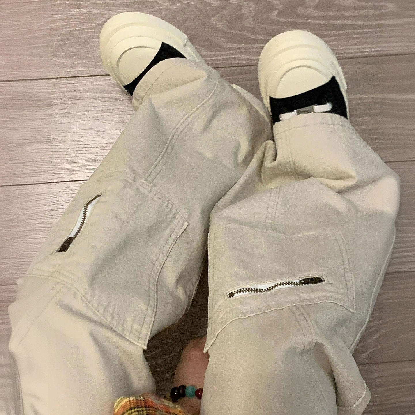 特大码胖mm杏色辣妹风工装牛仔裤女2026新款百搭显瘦休闲阔腿裤子,淘宝优惠券,粉丝福利购,淘宝优惠卷