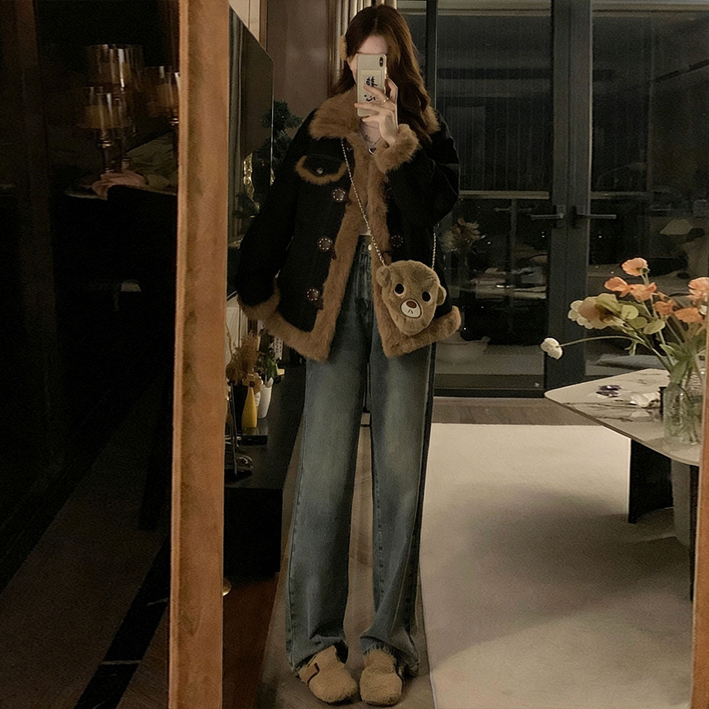 特大码女装学院风黑色加厚棉服女胖mm设计感宽松百搭保暖牛仔外套,淘宝优惠券,粉丝福利购,淘宝优惠卷