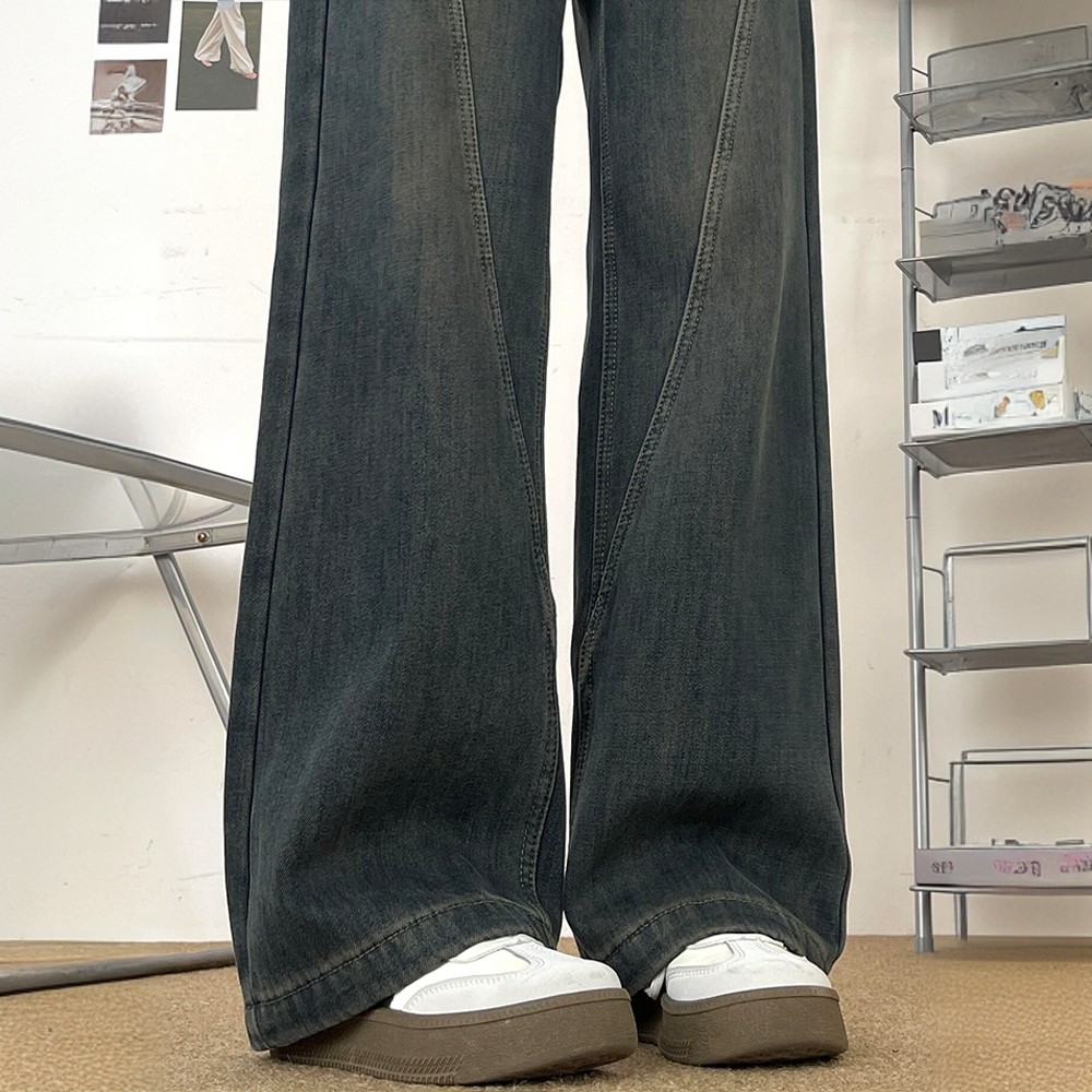 300斤特大码高腰显瘦直筒牛仔裤女胖mm韩版复古宽松休闲阔腿裤子,淘宝优惠券,粉丝福利购,淘宝优惠卷