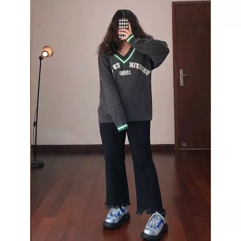 特大码美式黑色直筒牛仔裤女春秋胖mm小个子百搭弹力显瘦九分裤子,淘宝优惠券,粉丝福利购,淘宝优惠卷