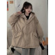 Extra large size Korean style ins preppy style age-reducing jacket for women