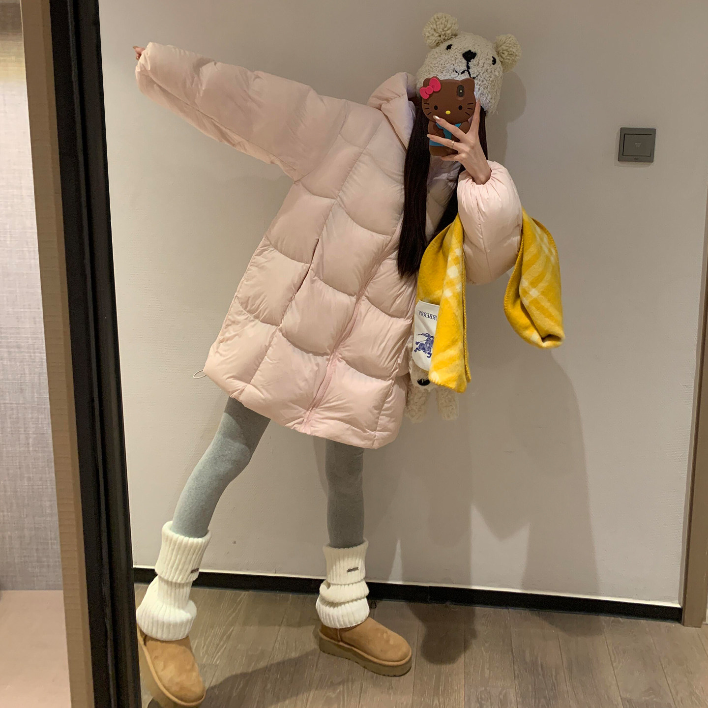 大码女装胖mm粉色显瘦高级感连帽外套冬季加厚保暖甜美风棉服上衣,淘宝优惠券,粉丝福利购,淘宝优惠卷