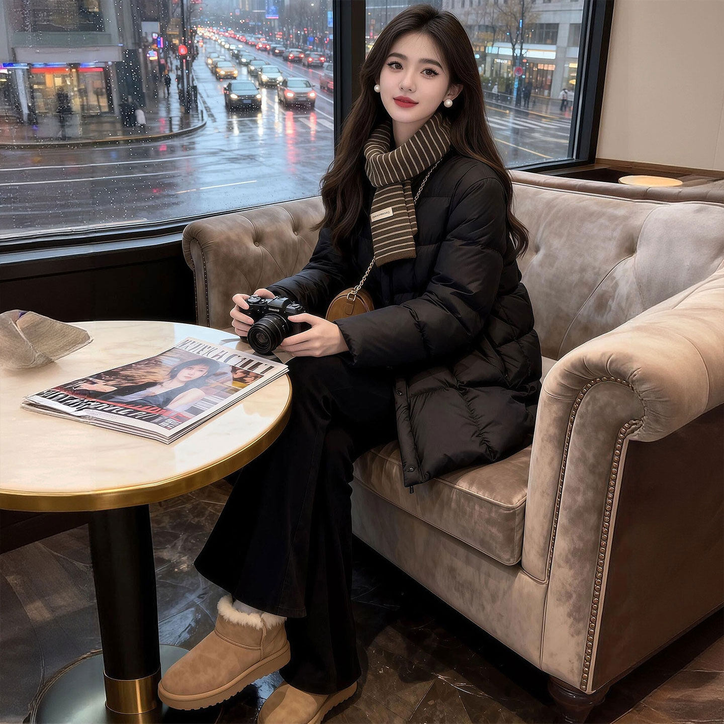 大码胖mm超好看棉服女2026新款休闲学院风宽松百搭保暖厚外套棉袄,淘宝优惠券,粉丝福利购,淘宝优惠卷