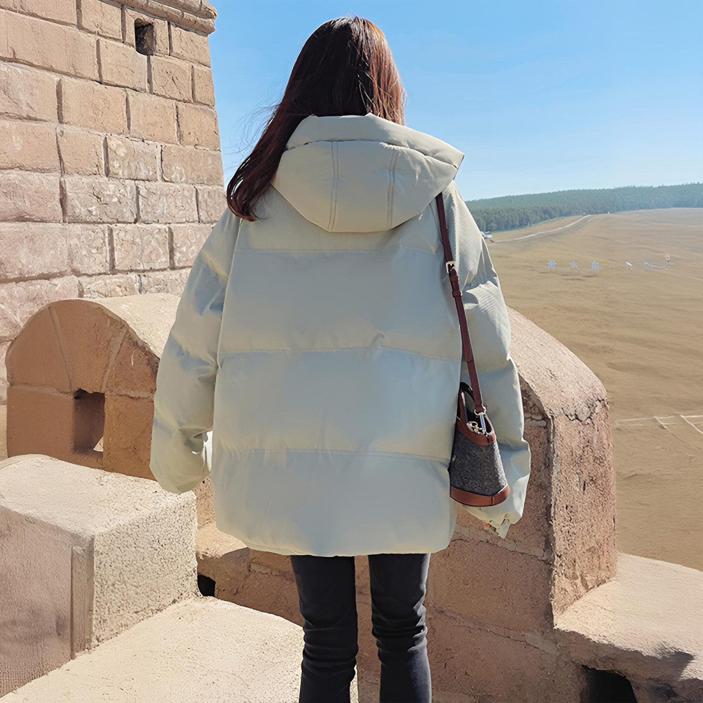 胖mm特大码豆绿色加厚保暖棉服上衣女新款小众设计感学生棉衣外套,淘宝优惠券,粉丝福利购,淘宝优惠卷