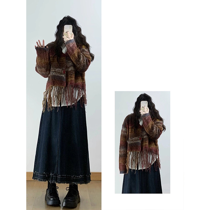 胖mm特大码女装毛边复古牛仔半身裙女春秋裙子高腰显瘦a字中长裙,淘宝优惠券,粉丝福利购,淘宝优惠卷