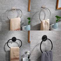 Towel Ring Free to towel hanging ring Eurostyle toilet towel rod towel hanging stainless steel round towel rack
