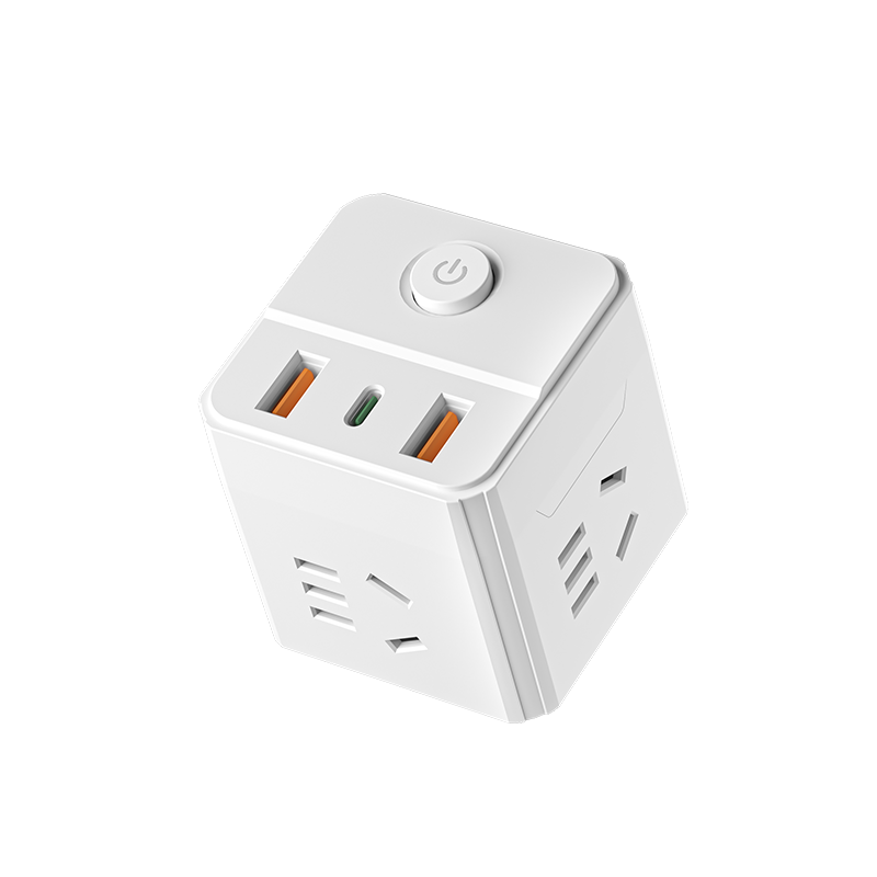 魔方插座拓展器USB快充一转多孔转换插头多功能插排插板便携旅行 - 图3