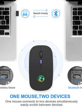 Wireless Mouse RGB Bluetooth Mouse Wireless Computer Mouse G