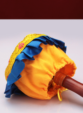 家用摆件遮尘布大小号蓝色