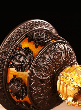 合金琉璃八吉祥供佛灯藏式家用