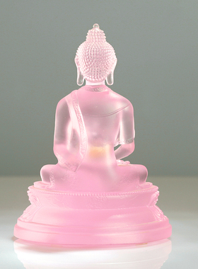 琉璃阿弥陀佛居家客厅桌面摆件