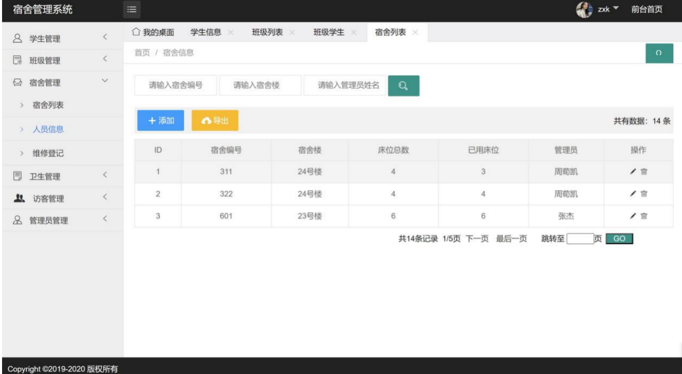 java ssm jsp mysql 学生宿舍房间管理系统作业程序设计源代码 - 图1