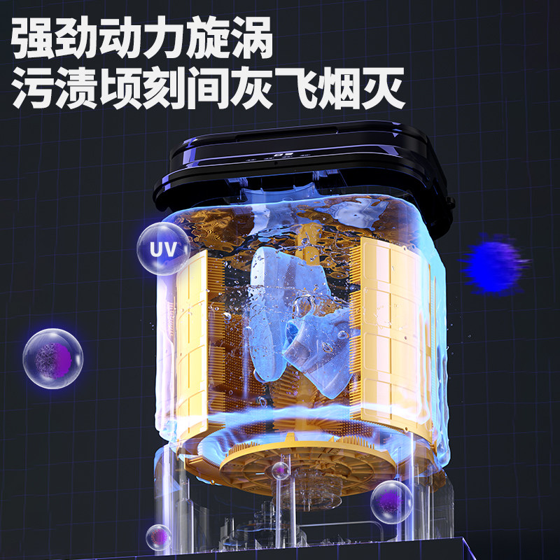 新款硅胶刷洗鞋机家用小型刷鞋机半全自动洗脱烘一体洗衣袜专用机,淘宝优惠券,粉丝福利购,淘宝优惠卷