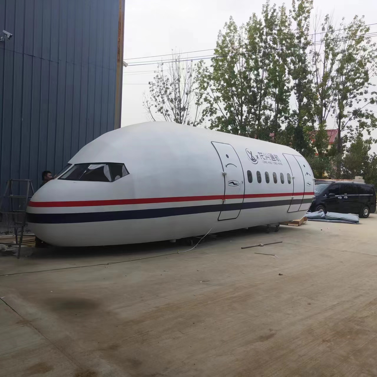 大型客机教学模型飞机模拟教学设备波音飞机模型教学舱飞机餐厅 - 图0