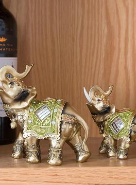 泰国树脂工艺品大象新品家居用品三只象 创意ins装饰品大象摆件