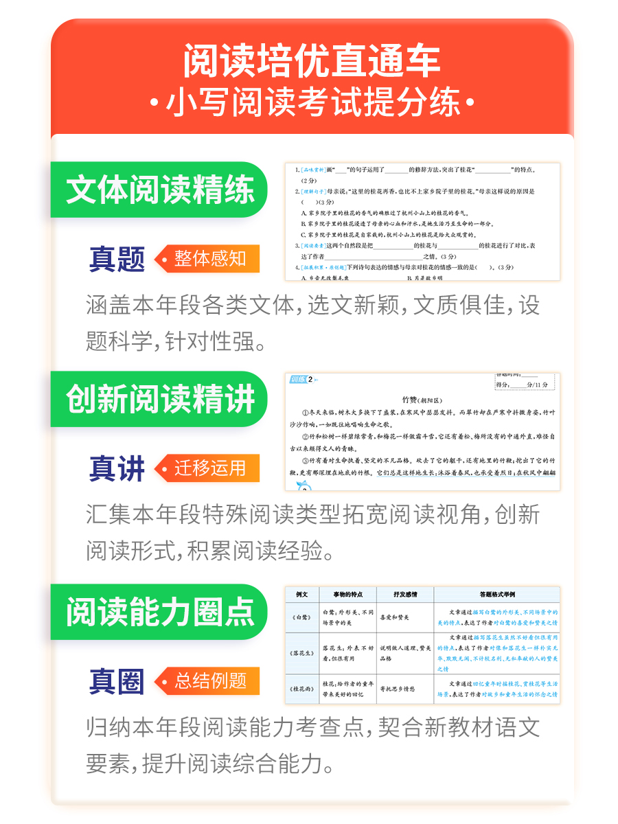 2024新版【北京专用】小学真题阅读圈三四五六年级上下册丨真题提分训练习考试卷书语文海淀西城东城名校期末试卷真题圈衔接通用 - 图0