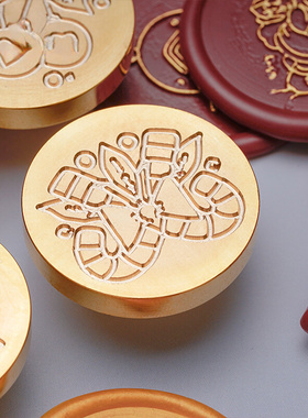 Original Christmas Series Wax Seal Creative Relief Wax Stamp