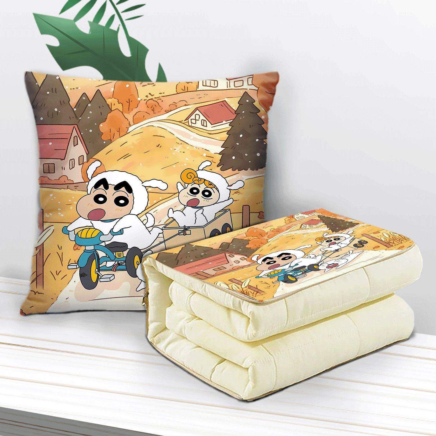 蜡笔小新抱枕被抱枕被子二合一两用车内办公午睡枕头被宿舍被子,淘宝优惠券,粉丝福利购,淘宝优惠卷