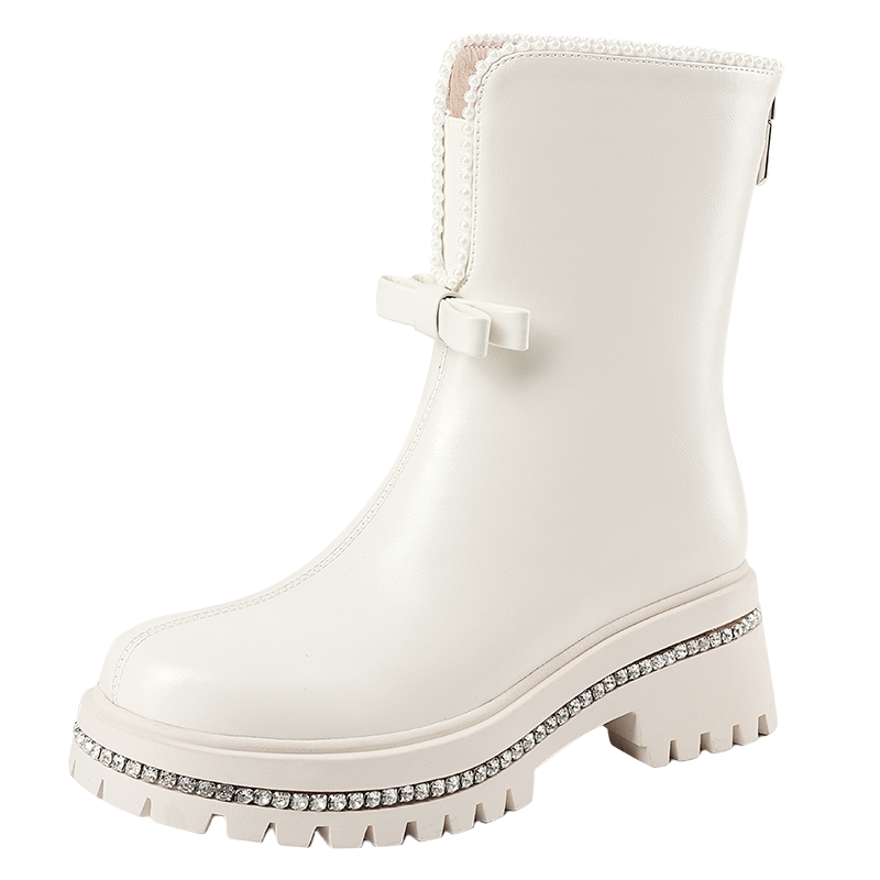 Small super thick sole short chimney boots