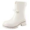 Small super thick sole short chimney boots