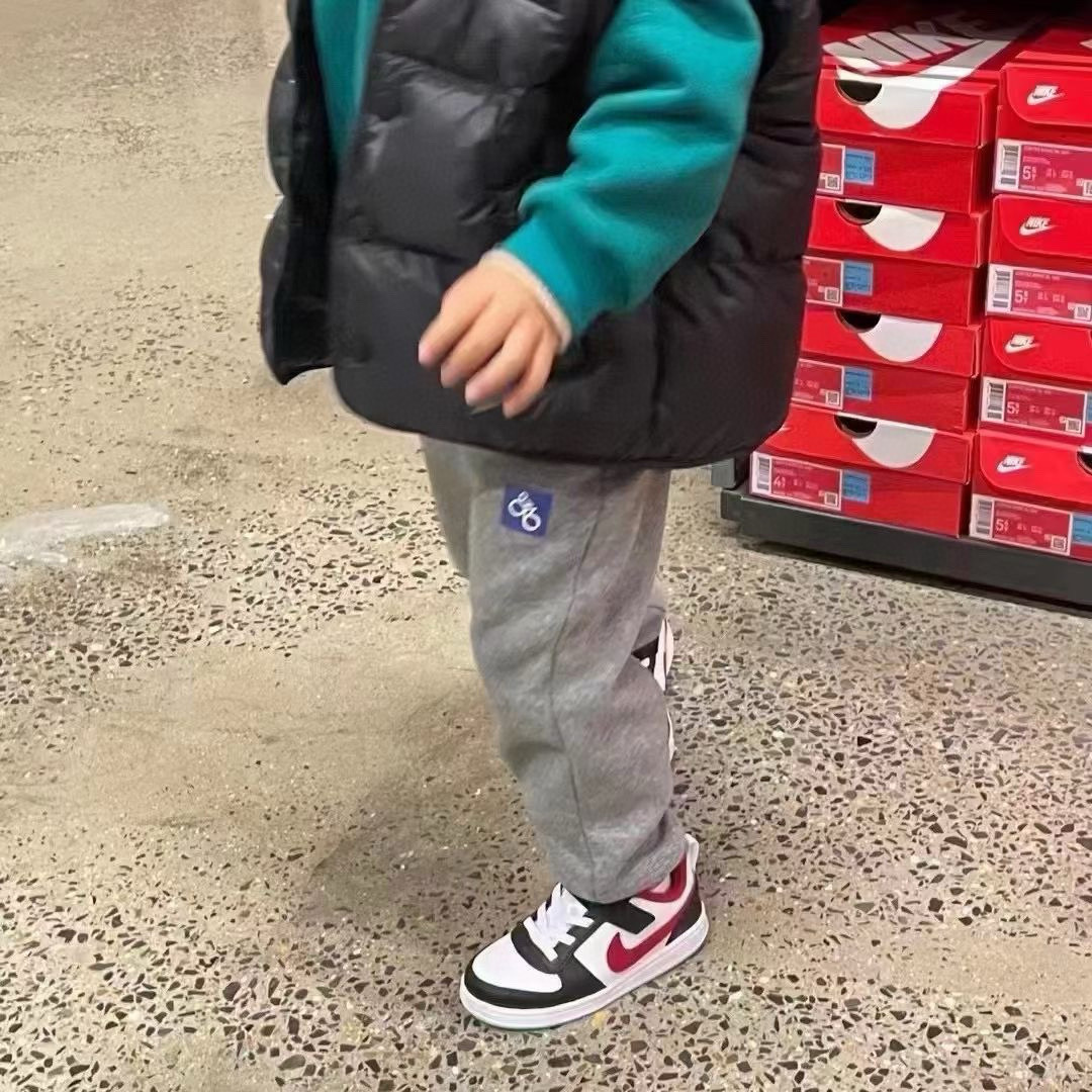 nike court borough耐克儿童中童春季一脚蹬低帮板鞋童鞋 fd4636 - 图1