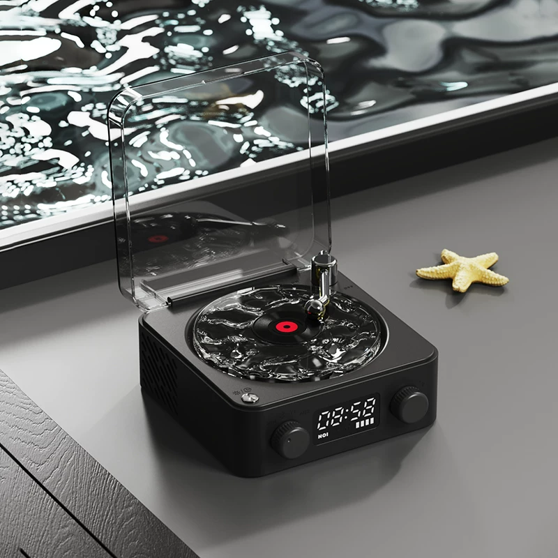 KAWOO Listening to the Sea Water Corrugated Speaker for Sleeping, Girl’s Birthday Gift for Best Friend, Atmosphere Lamp, Gumei Bluetooth Speaker